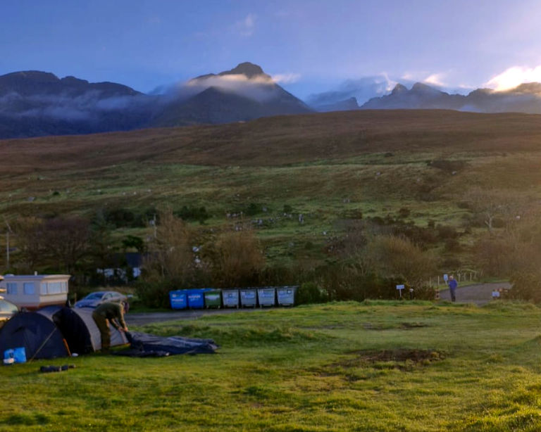 camping and hiking equipment for photgraphers and youtubers in scotland